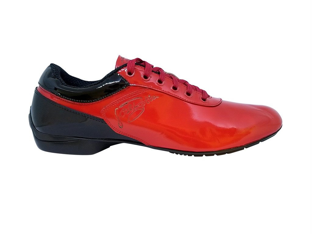 red dance sneakers
